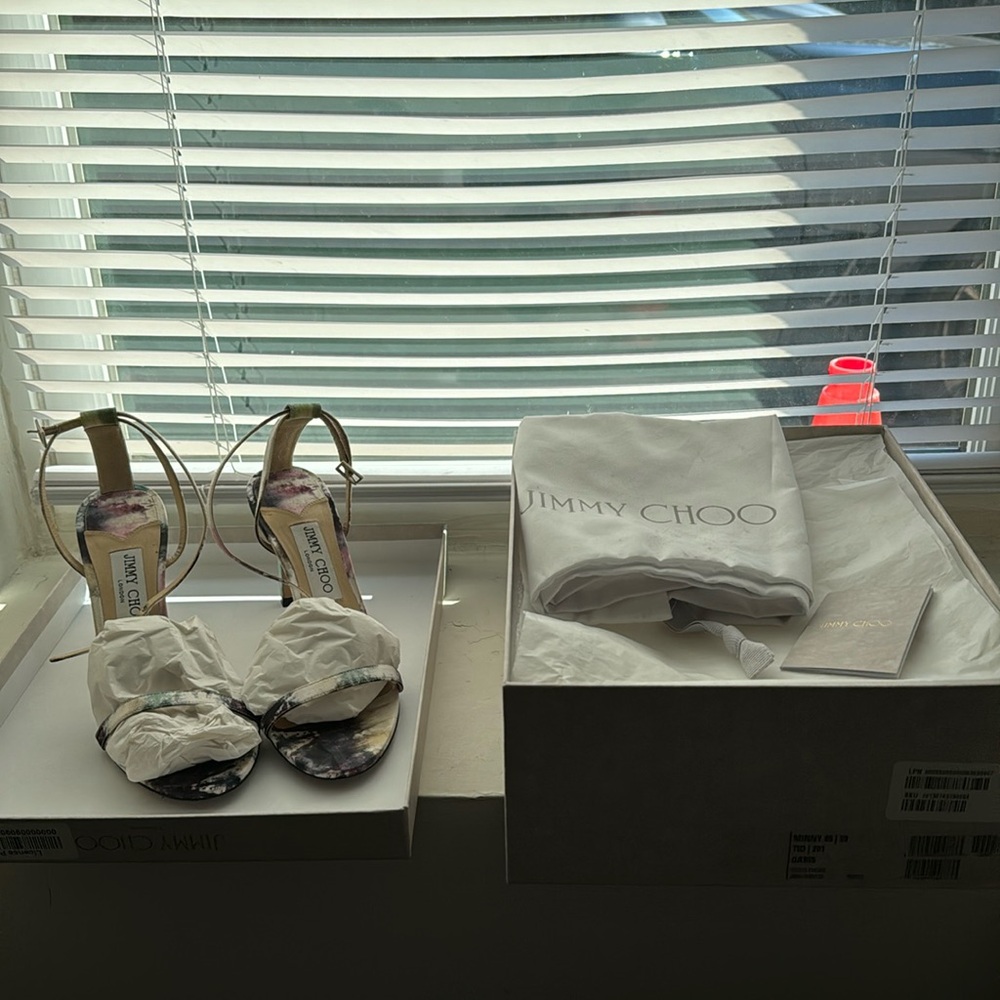 Authentic Jimmy Shoe heeled sandals
